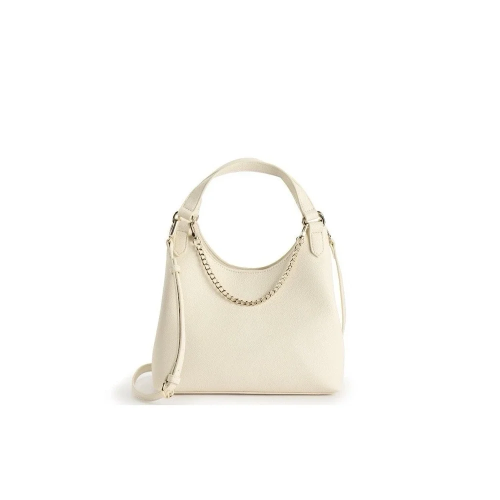 NEW WITH TAGS LC Lauren Conrad Autumn Charm Top Handle, White Oak [O]